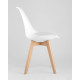 Стул Stool Group Frankfurt New Y863 белый/деревянные ножки