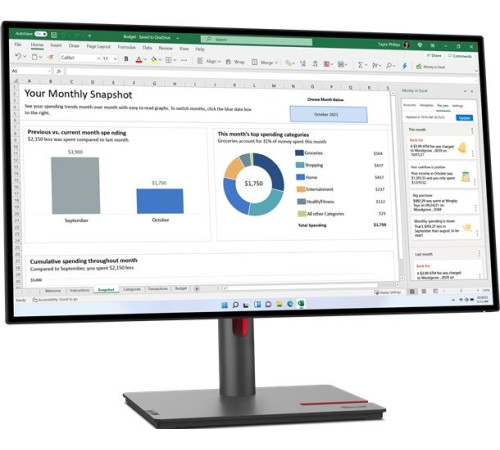 Монитор Lenovo ThinkVision P27h-30 63A1GAT1EU