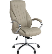Офисное кресло AksHome Mastif натуральная кожа, бежевый