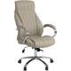 Офисное кресло AksHome Mastif натуральная кожа, бежевый
