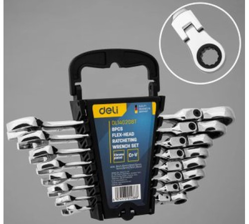 Набор ключей Deli DL140208T 8 предметов