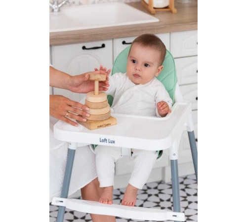 Высокий стульчик VipBaby Loft Lux mint