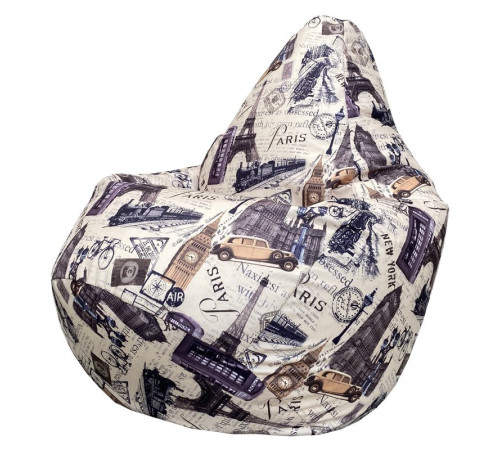 Кресло-мешок Flagman Груша Макси Г2.5-178 Big Ben Latte