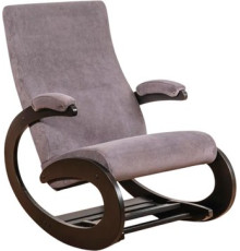 Кресло-качалка Glider Экси М темно-серый/венге