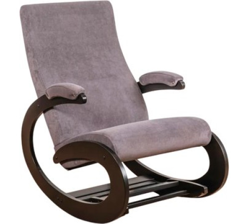 Кресло-качалка Glider Экси М темно-серый/венге