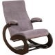 Кресло-качалка Glider Экси М темно-серый/венге