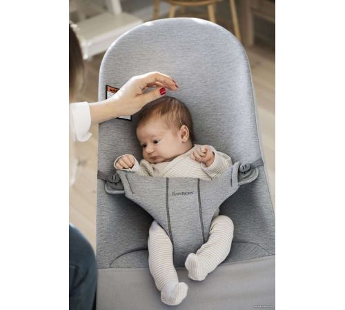 Шезлонг BabyBjorn Bliss 3D Jersey light grey