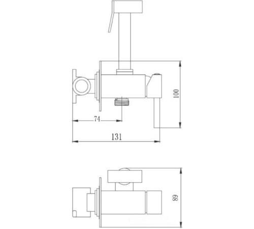 Смеситель Haiba HB5512 хром