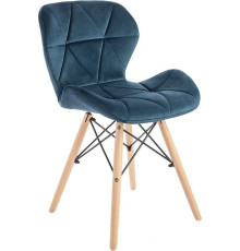 Стул Mio Tesoro Лацио SC-026 темно-синий/дерево