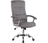 Офисное кресло King Style SHL-8 Sane Velvet Chrome велюр, серый