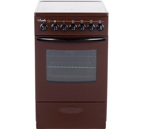 Кухонная плита Лысьва EF4006MK00 без крышки, коричневый