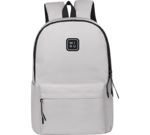 Городской рюкзак Miru City Extra Backpack 15.6 светло-серый