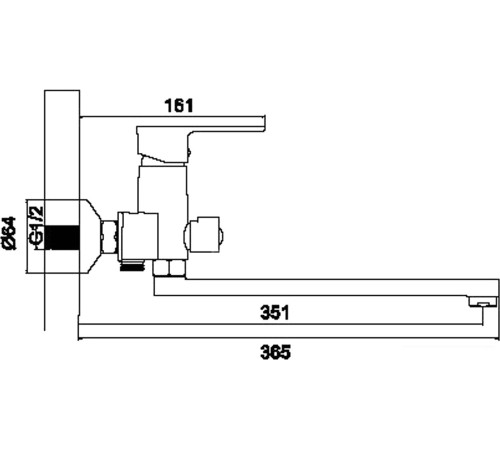 Смеситель Ledeme H46 L2246