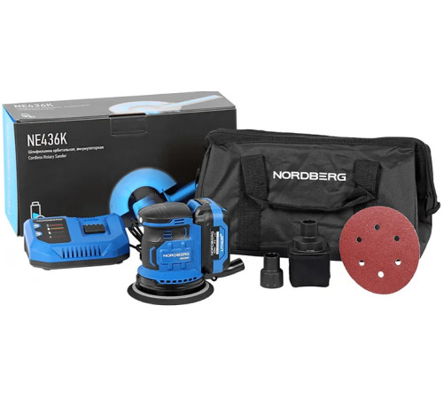 Эксцентриковая шлифмашина Nordberg NE436K с 1-им АКБ