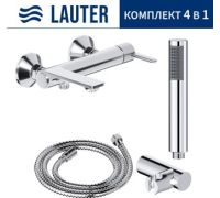 Смеситель Lauter Velvet 21СК6696С с лейкой Relexa Lily 21S10048