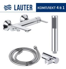 Смеситель Lauter Velvet 21СК6696С с лейкой Relexa Lily 21S10048