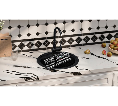 Кухонная мойка Ulgran U-700 344 ультра-черный