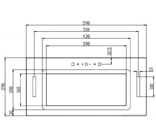 Кухонная вытяжка Schtoff HGT 60 черный