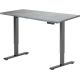 Стол с регулировкой высоты ErgoSmart Electric Desk Prime 1200х650х25 мм бетон чикаго светло-серый/черный