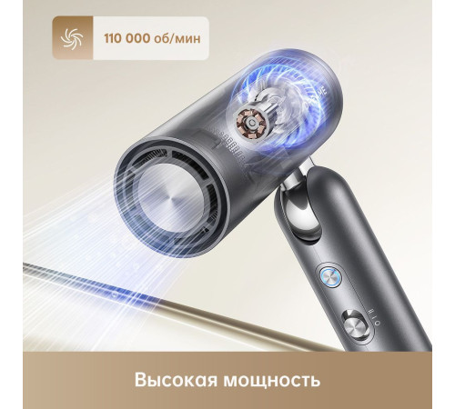 Фен Dreame Hairdryer Pocket AHD51 titanium gold