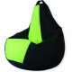 Кресло-мешок Mio Tesoro Груша Kombo XXL GF-130x85-CHN черный/неон