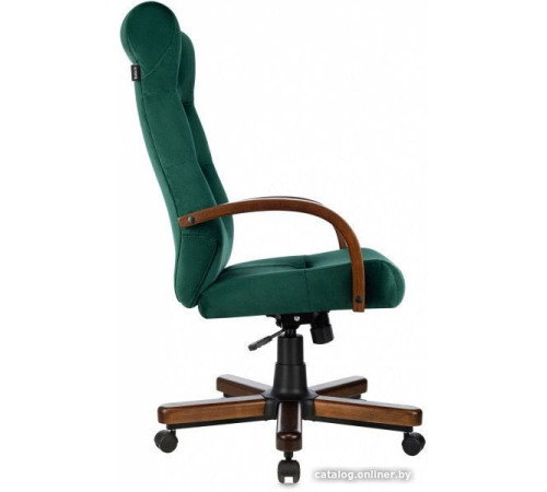 Офисное кресло Бюрократ T-9928WALNUT Fabric зеленый Italia Green/дерево