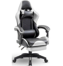 Игровое геймерское кресло byRoom Game Healer GF-8060-WB белый/черный