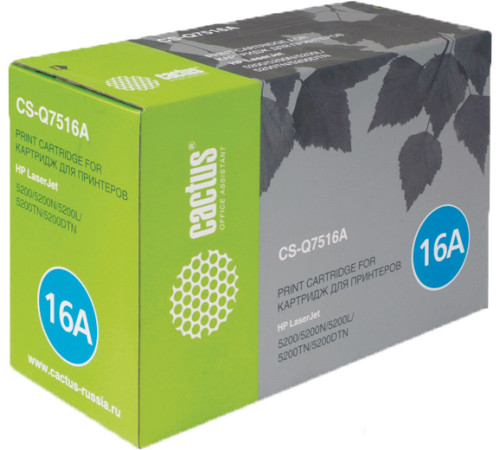 Картридж CACTUS CS-Q7516A аналог HP Q7516A