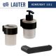 Набор аксессуаров для ванной Lauter 21TS3019 + 21TS3021 + 21TS3013 Matt Black, 3 предмета