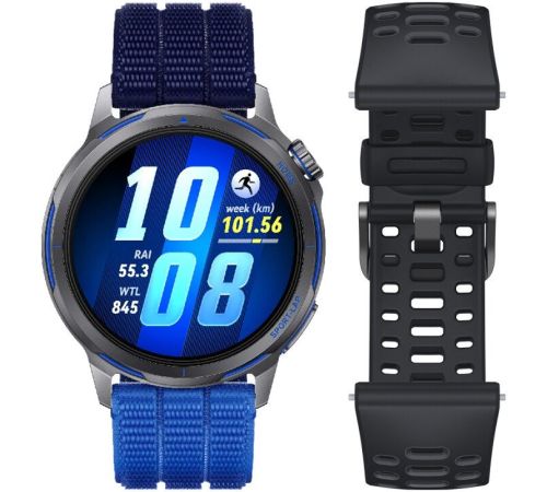 Умные часы Huawei Watch GT Runner 2 титановый/синий, международная версия