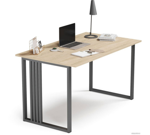 Стол Mio Tesoro Франко 120x66 дуб сонома/черный