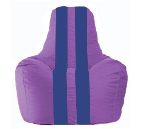 Кресло-мешок Flagman Спортинг С1.1-105 сиреневый/синий