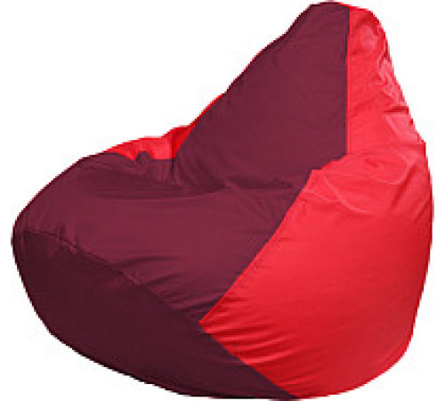 Кресло-мешок Flagman Груша Медиум XL Г1.1-308 бордовый/красный