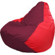Кресло-мешок Flagman Груша Медиум XL Г1.1-308 бордовый/красный