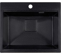 Кухонная мойка Marblan Comfort 60 черный, с сифоном