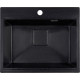 Кухонная мойка Marblan Comfort 60 черный, с сифоном