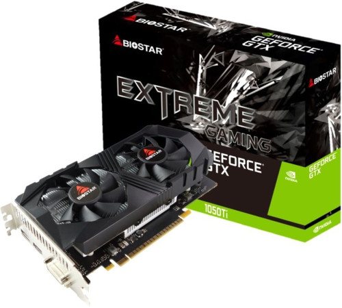 Видеокарта BIOSTAR GeForce GTX 1050 Ti 4GB GDDR5 VN1055TF41