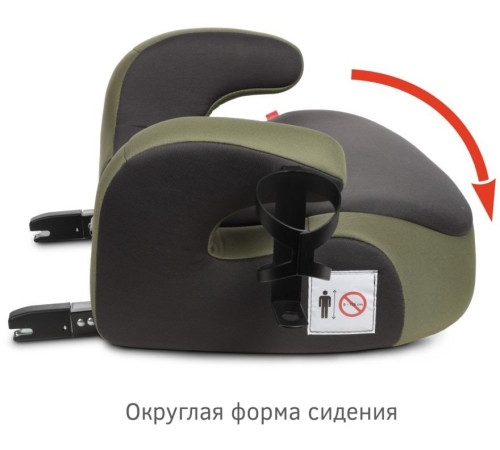 Детское сиденье Siger Fix Lux KRES4001 темный лес