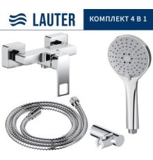 Смеситель Lauter Cascade 21СК9615C с лейкой Relexa Daisy 21S10167