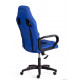 Игровое геймерское кресло TetChair Driver ткань синий/серый 36-39/TW-12