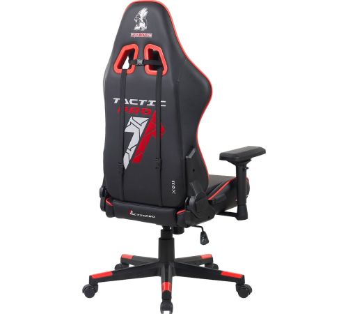 Игровое геймерское кресло Evolution Tactic PRO Special edition D1 черный/серый/красный
