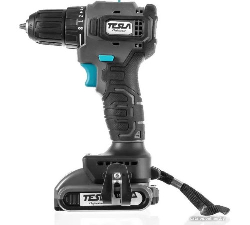 Дрель-шуруповерт Tesla TCD14BL 840368 с 2-мя АКБ, кейс