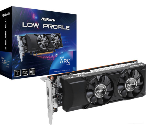 Видеокарта ASRock Intel ARC A310 Low Profile 4GB A310 LP 4G
