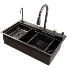 Кухонная мойка MARRBAXX B7546-R Decor B7546-DMR графит/темно-серый