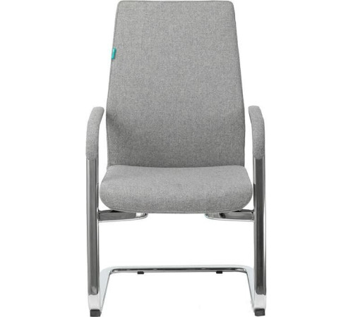 Кресло Бюрократ _JONS-LOW-V серый