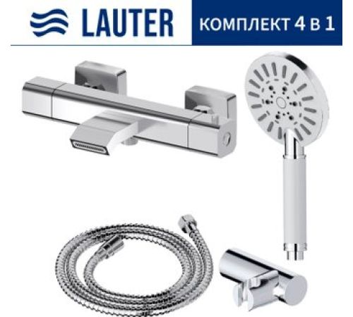 Смеситель Lauter Comfort 21YH40400 с лейкой Relexa Nevada 21S10146