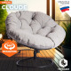Офисное кресло TetChair Cloude Home рогожка серо-бежевый