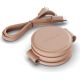 Беспроводное зарядное Satechi OntheGo 3-in-1 Charger ST-QTG31R розовый