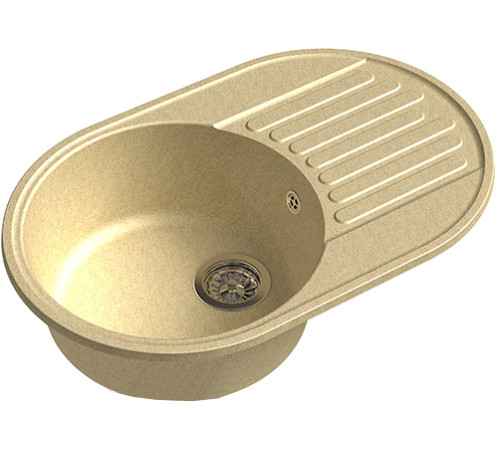 Кухонная мойка GranFest QUARZ Z-18 бежевый