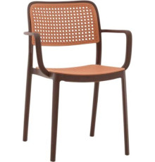 Стул Stool Group Yona с подлокотниками PP-297 коричневый